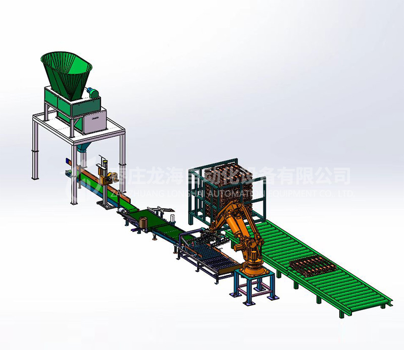 机器人单线带托盘库